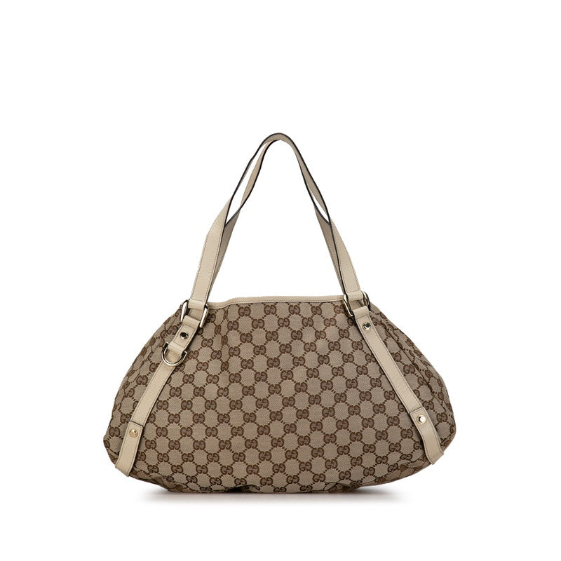 Gucci GG Canvas Abbey Shoulder Bag Canvas Shoulder Bag 130736 in Good condition