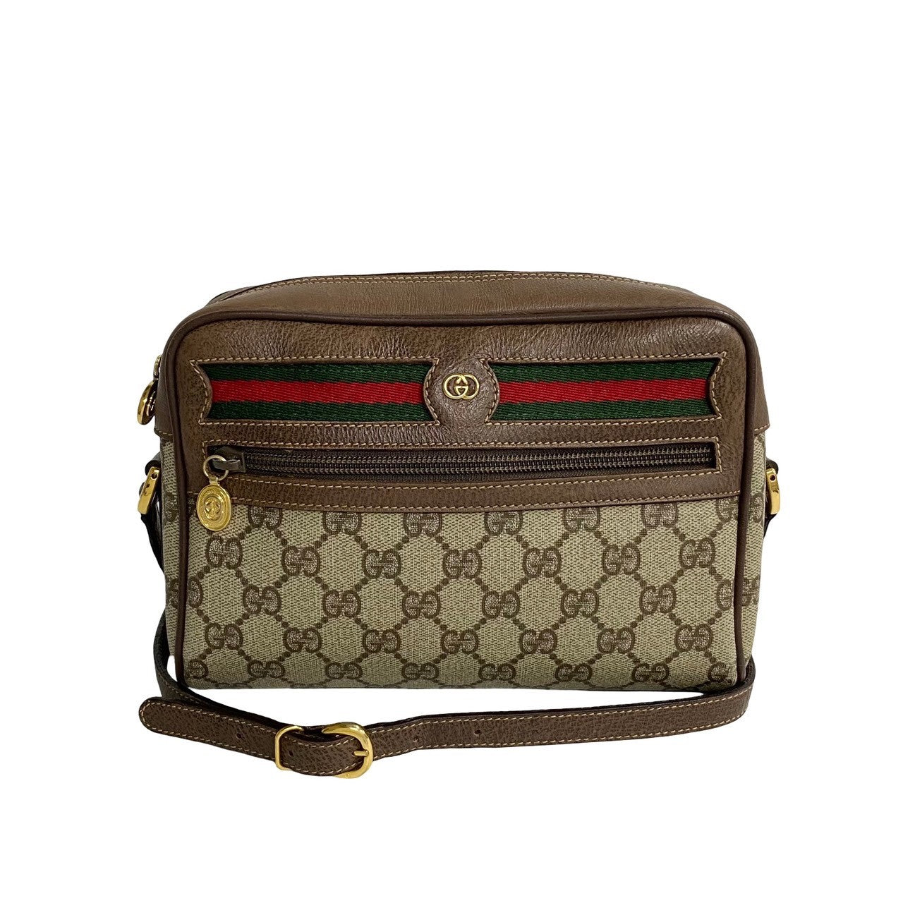 Gucci Ophidia Sherry Line Shoulder Women Bag Canvas Shoulder Bag 56.02.088 in Excellent condition