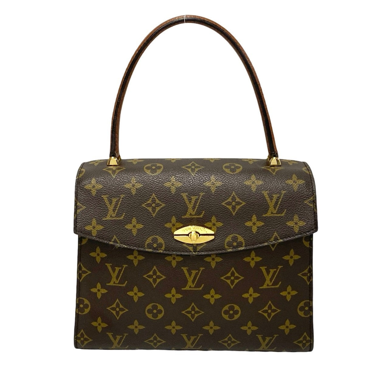 Louis Vuitton Monogram Malesherbes Hand Bag Canvas Handbag M51379 in Very Good Condition