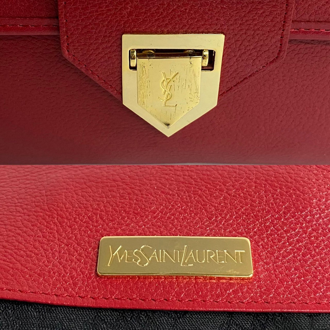 Yves Saint Laurent Leather Shoulder Bag Leather Shoulder Bag