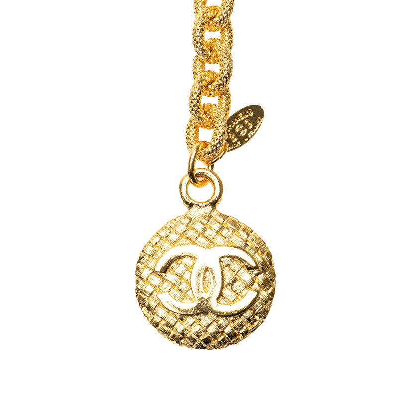 Chanel Vintage Coco Mark Chain Belt Gold