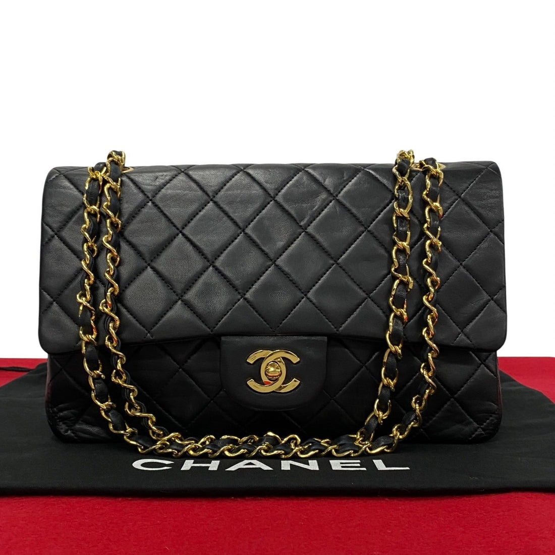 Chanel Medium Classic Double Flap Bag  Leather Crossbody Bag