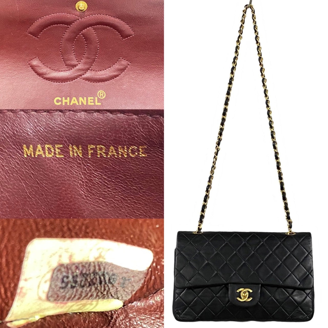 Chanel Medium Classic Double Flap Bag  Leather Crossbody Bag