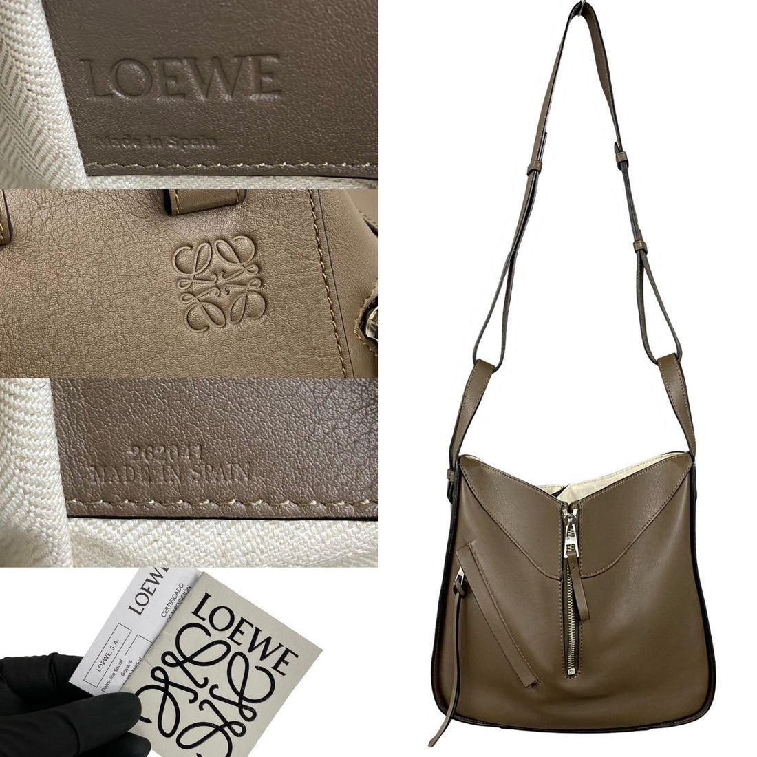 Loewe Leather Hammock Bag  Leather Crossbody Bag