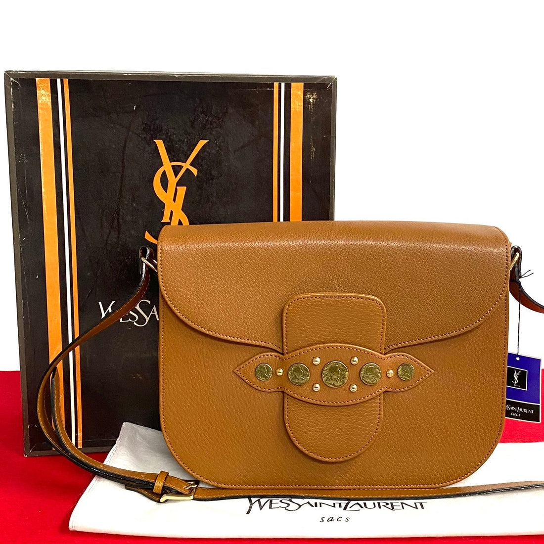 Yves Saint Laurent Leather Crossbody Bag  Leather Crossbody Bag