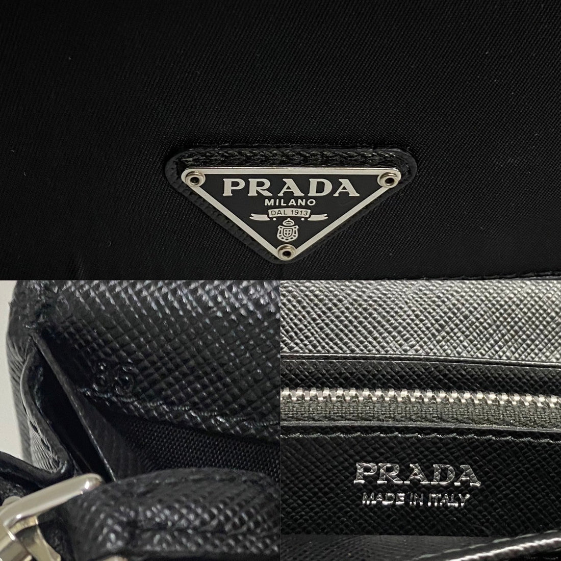 Prada Tessuto Continental Wallet  Canvas Long Wallet in Great Condition