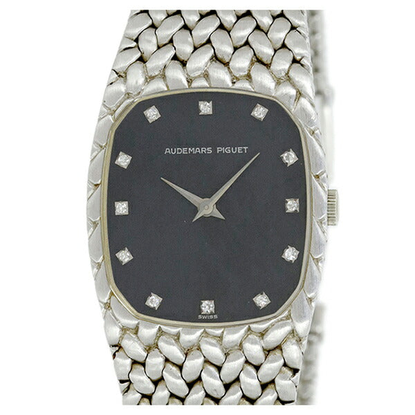 Audemars Piguet  Audemars Piguet Cobra 26mm Men's K18WG White Gold Antique Watch with 12P Diamond  Metal Other