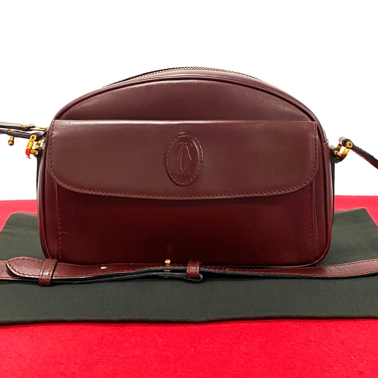 Cartier Must de Cartier Crossbody Bag  Leather Crossbody Bag in Excellent condition