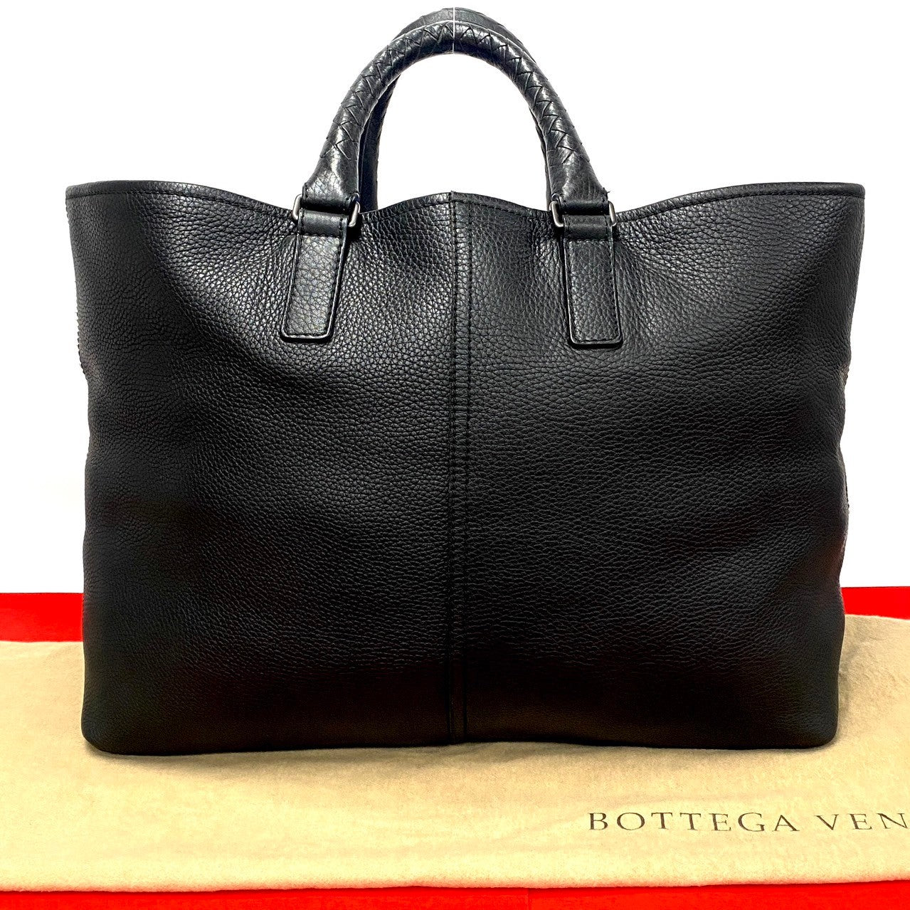 Bottega Veneta Intrecciato Marco Polo Tote Bag Leather Tote Bag 无法识别 in Excellent condition