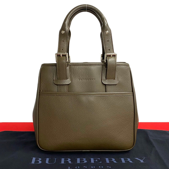 Burberry Leather Mini Tote Bag Leather Tote Bag 46120 in Very Good Condition