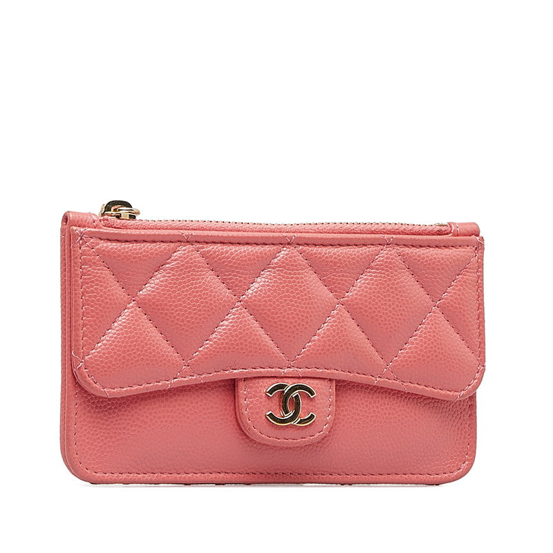 CC Quilted Caviar Zip Purse