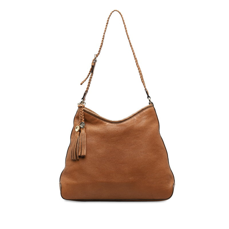 Gucci Medium Marrakech Hobo Shoulder Bag  Leather Shoulder Bag 257026 in Good condition