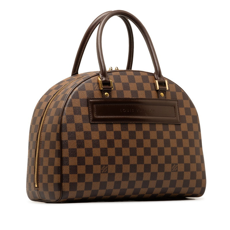 Louis Vuitton Damier Ebene Nolita Canvas Handbag N41455 in Excellent condition