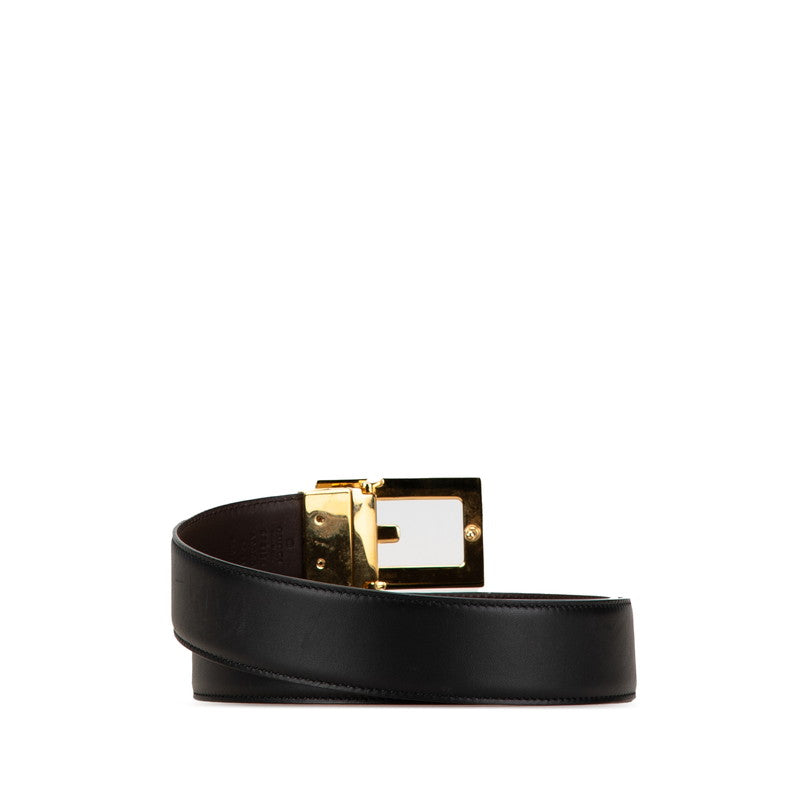 Gucci Reversible Leather Belt Square G Buckle