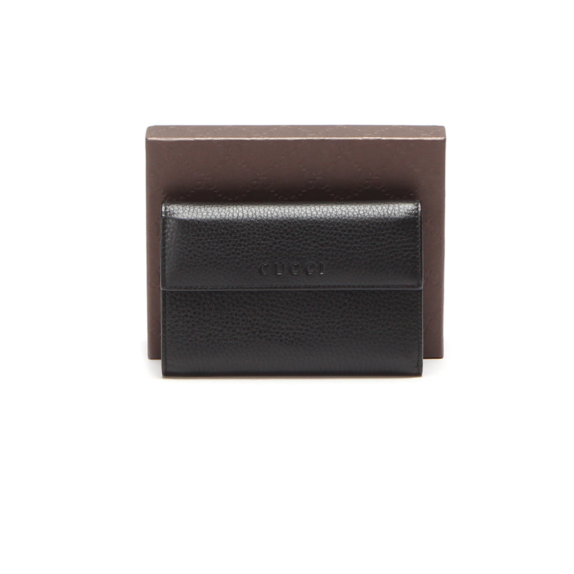 Leather French Flap Wallet 346057