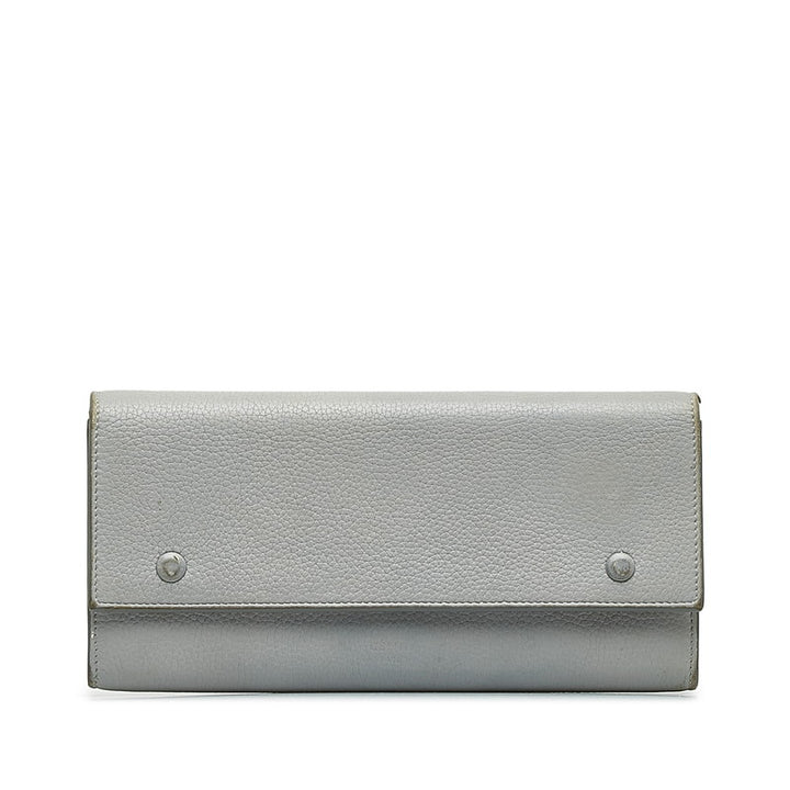 Celine Large Flap Multifunction Leather Wallet 101673