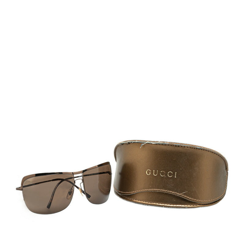 Gucci Brown Plastic Sunglasses