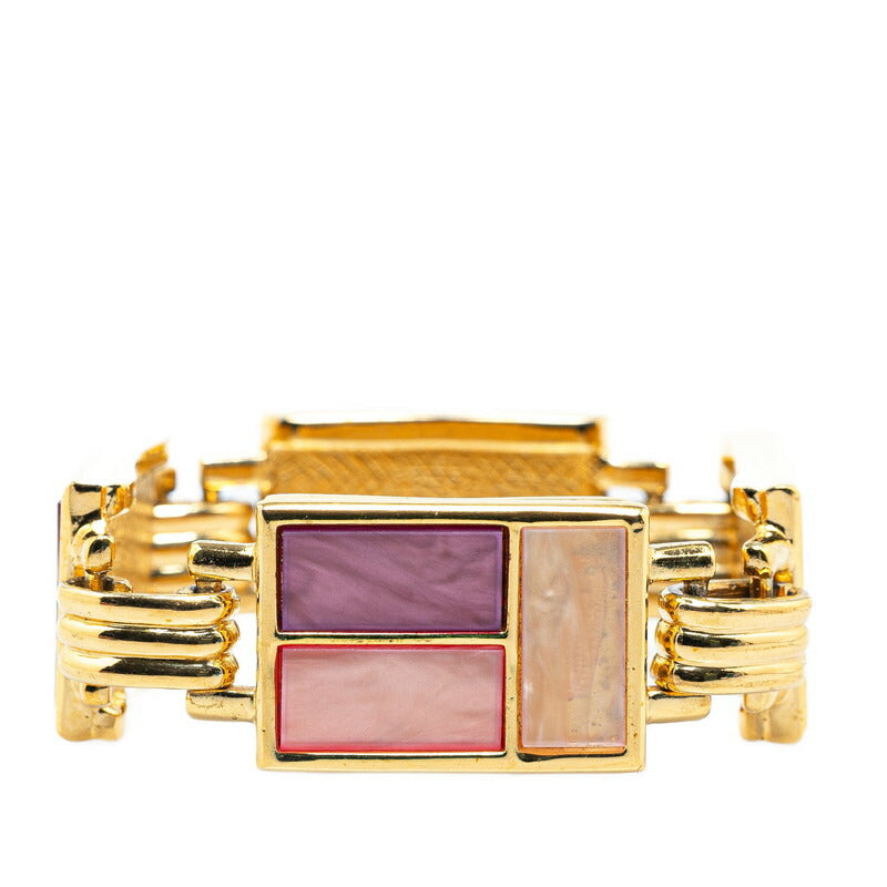 Yves Saint Laurent Vintage Square Bracelet Gold