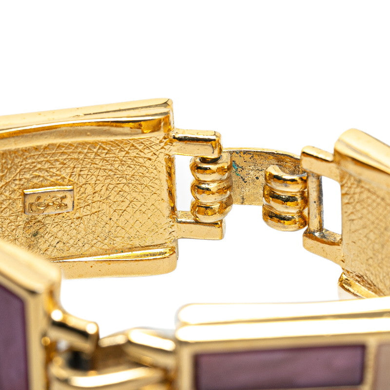 Yves Saint Laurent Vintage Square Bracelet Gold