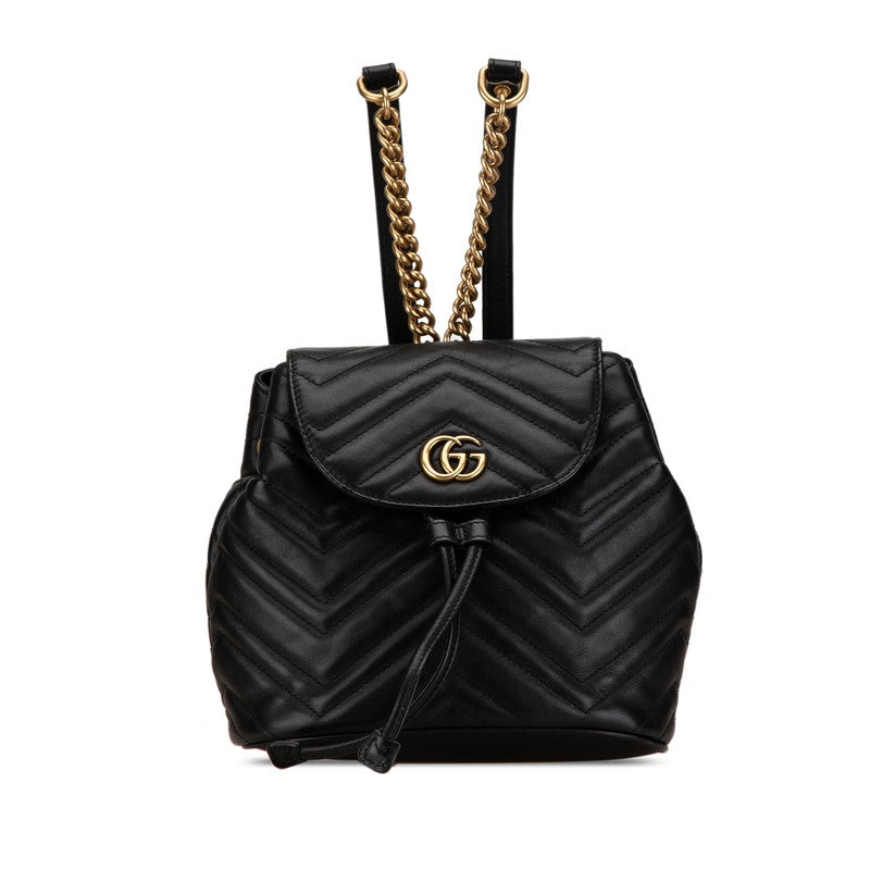 Gucci GG Marmont Leather Backpack 528129