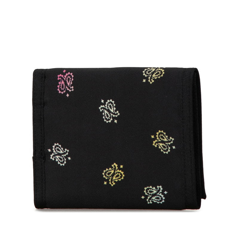 Yves Saint Laurent Nylon Paisley Trifold Wallet