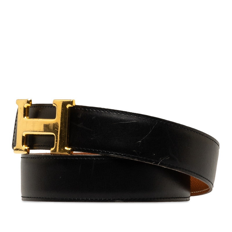 Hermes H Buckle Constance Leather Belt in Very Good Condition