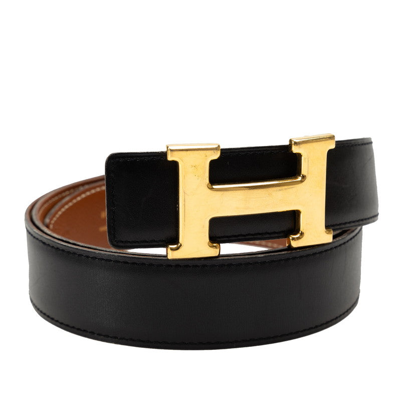 Hermes H Buckle Constance Leather Belt in Very Good Condition