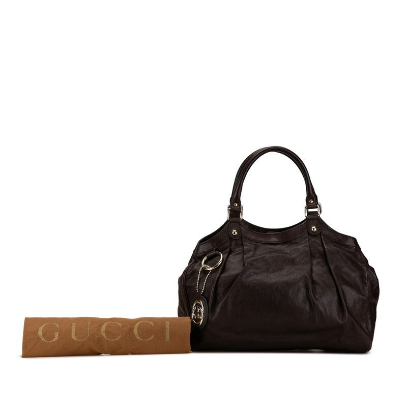 Gucci Sukey Leather Tote Handbag 211944