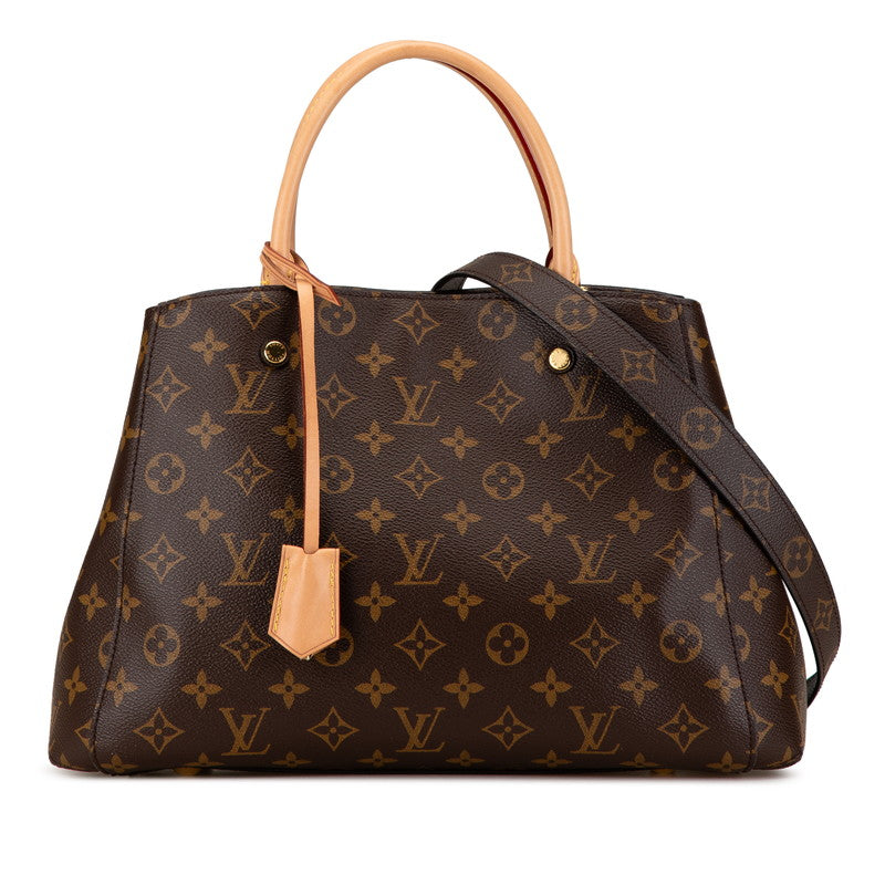 Louis Vuitton Monogram Montaigne MM Handbag M41056