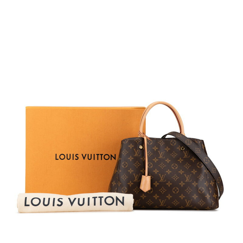 Louis Vuitton Monogram Montaigne MM Handbag M41056