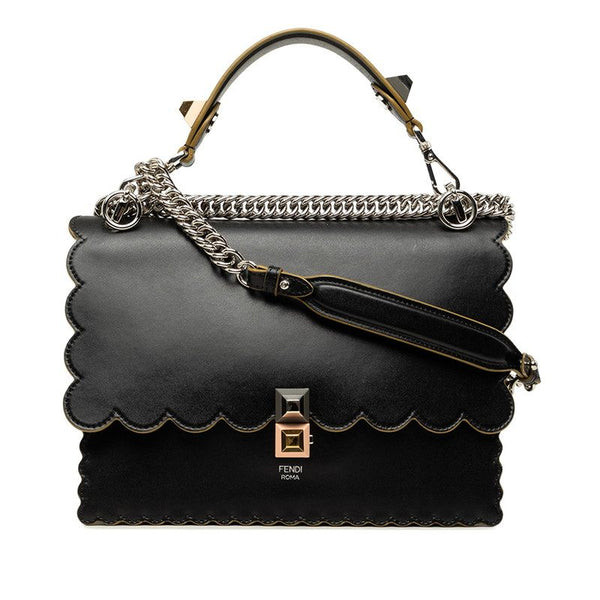 FENDI KAN I Leather 2way Handbag