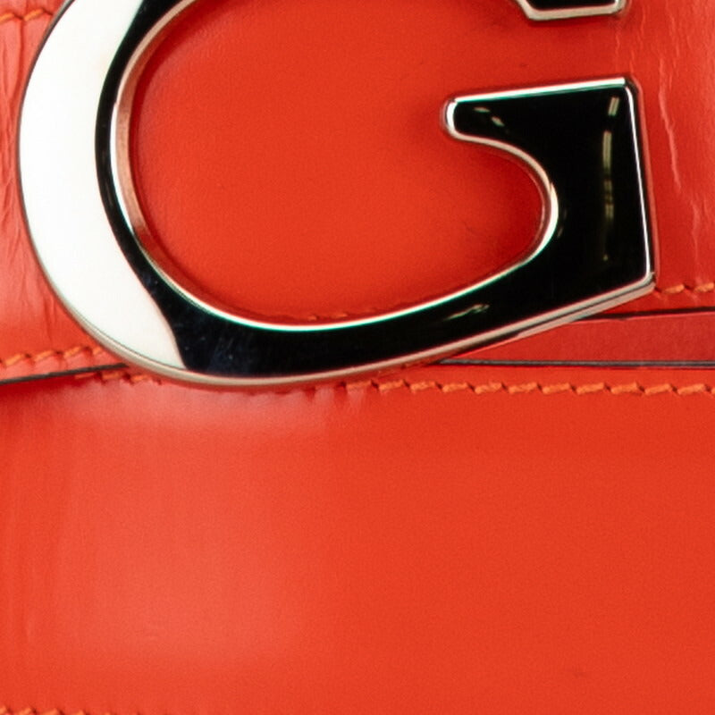 Gucci Leather G Buckle Belt Orange