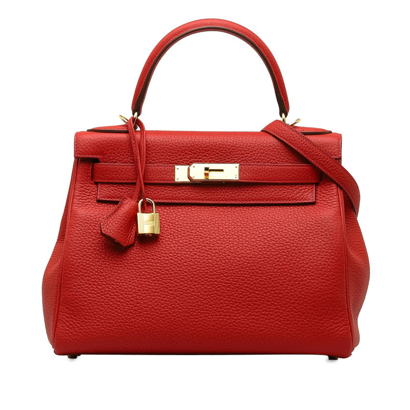 Hermes Kelly 28 Handbag Rose Texas