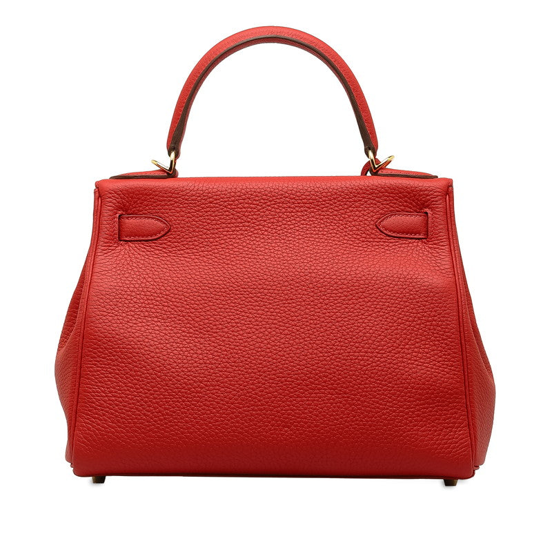 Hermes Kelly 28 Handbag Rose Texas