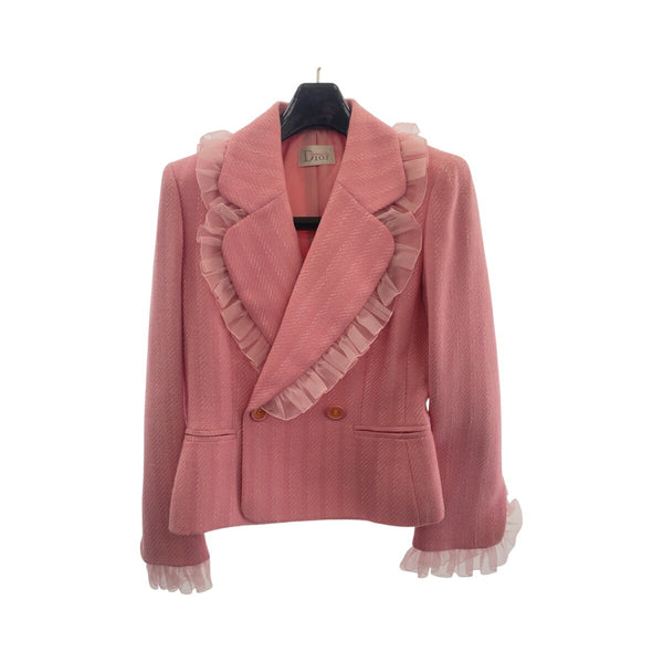 Dior Wool Ruffle Jacket