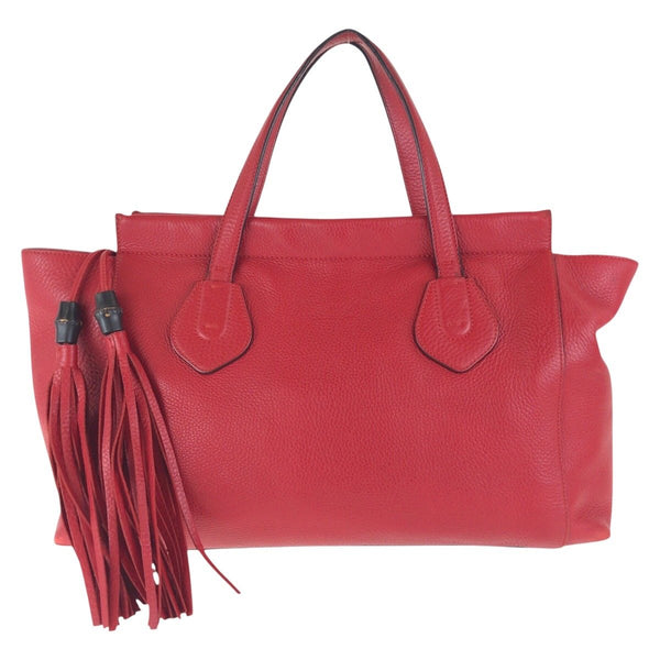 Gucci Bamboo Leather Tote Bag