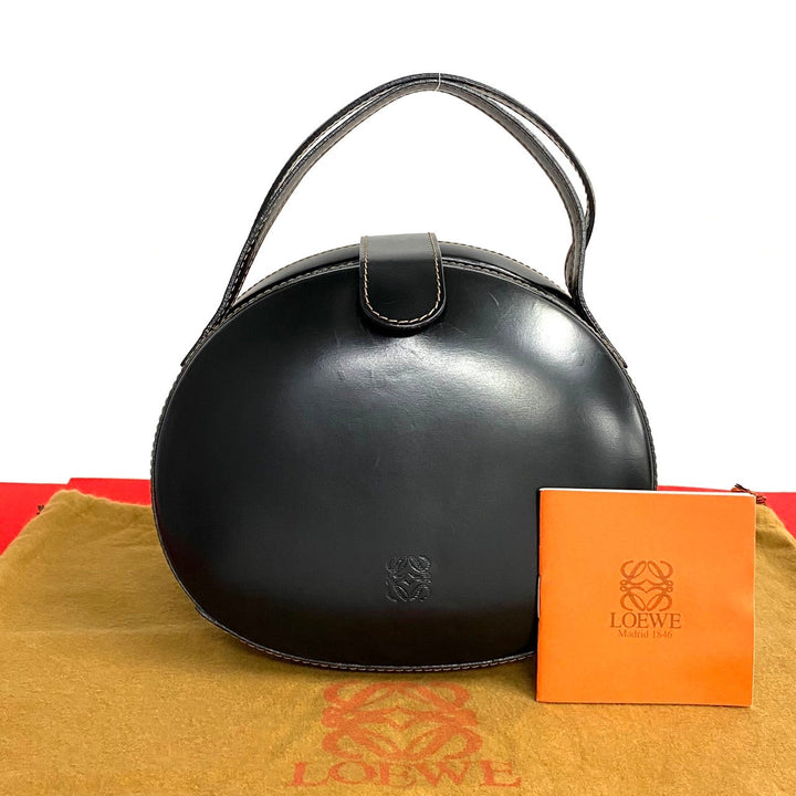 Loewe Leather Round Handle Bag Leather Handbag in Very Good Condition