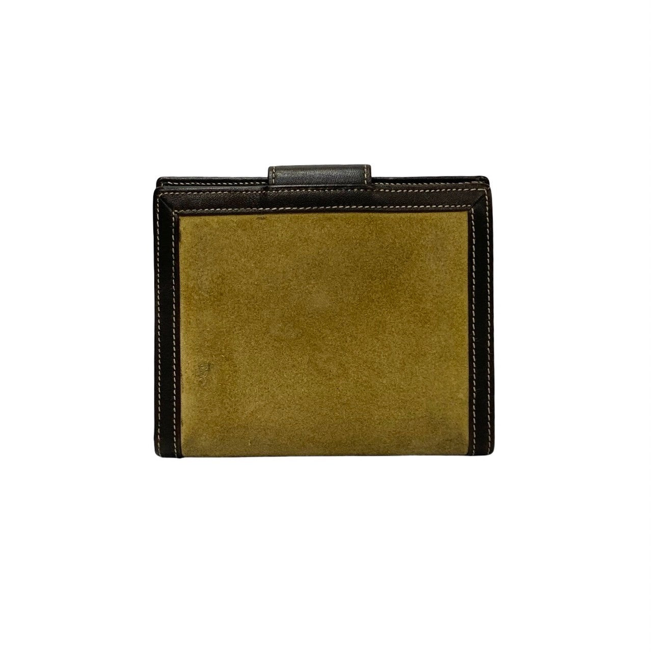 Loewe Anagram Suede Bifold Wallet Suede Short Wallet in Very Good Condition