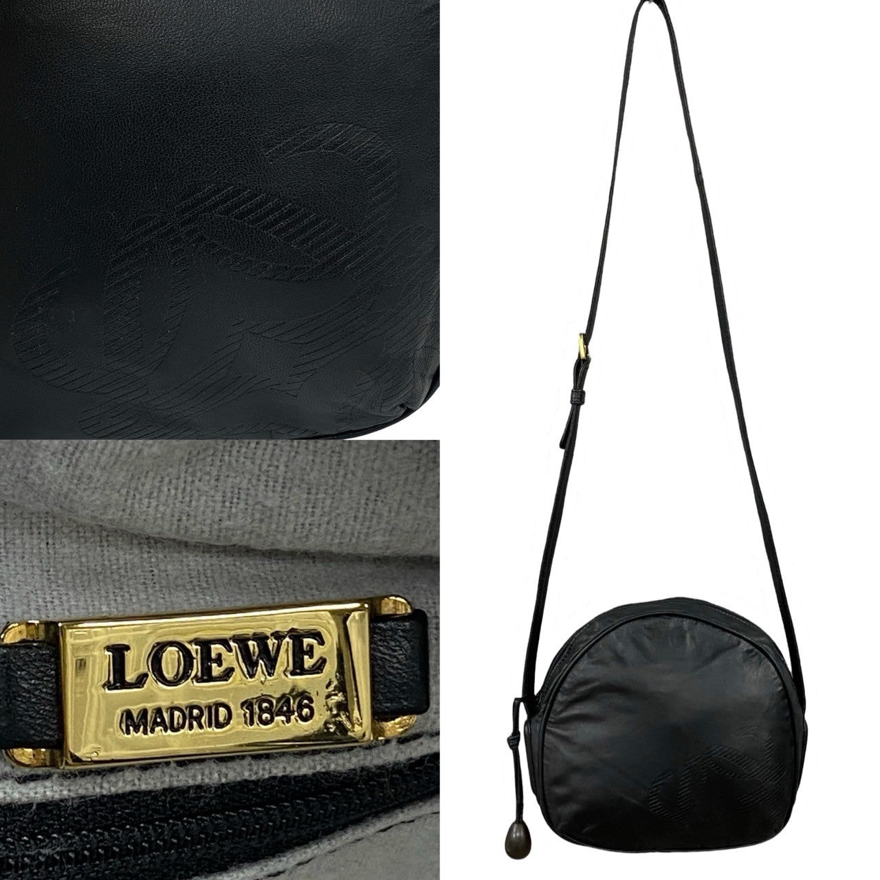 Loewe Leather Zip Crossbody Bag Leather Crossbody Bag in Very Good Condition