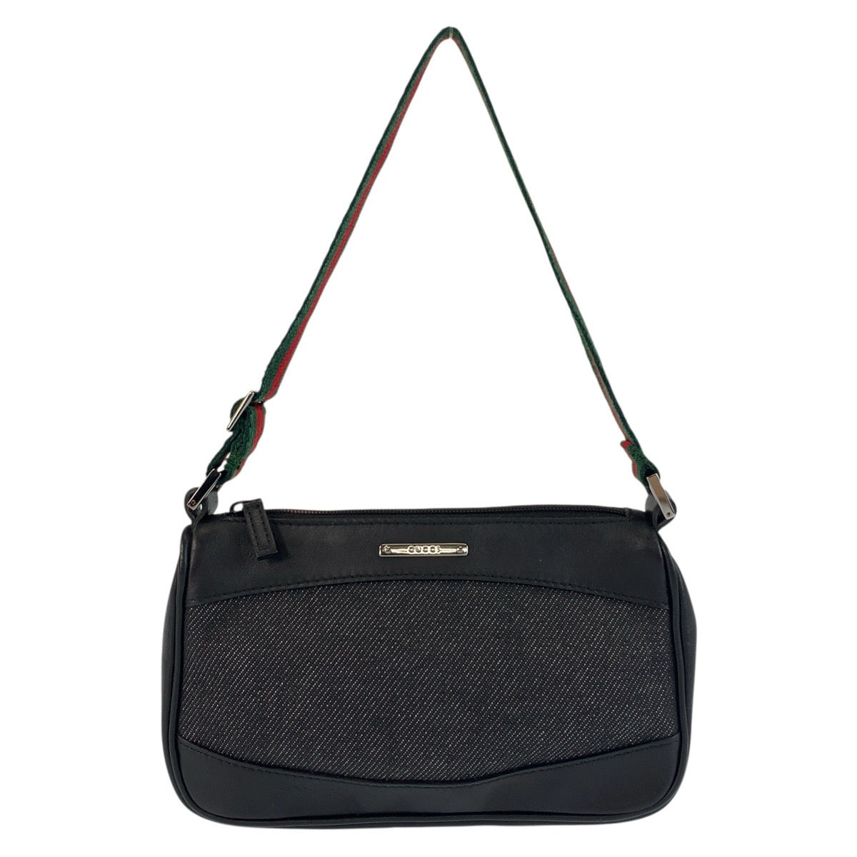 Gucci Sherry Line Canvas Leather Handbag