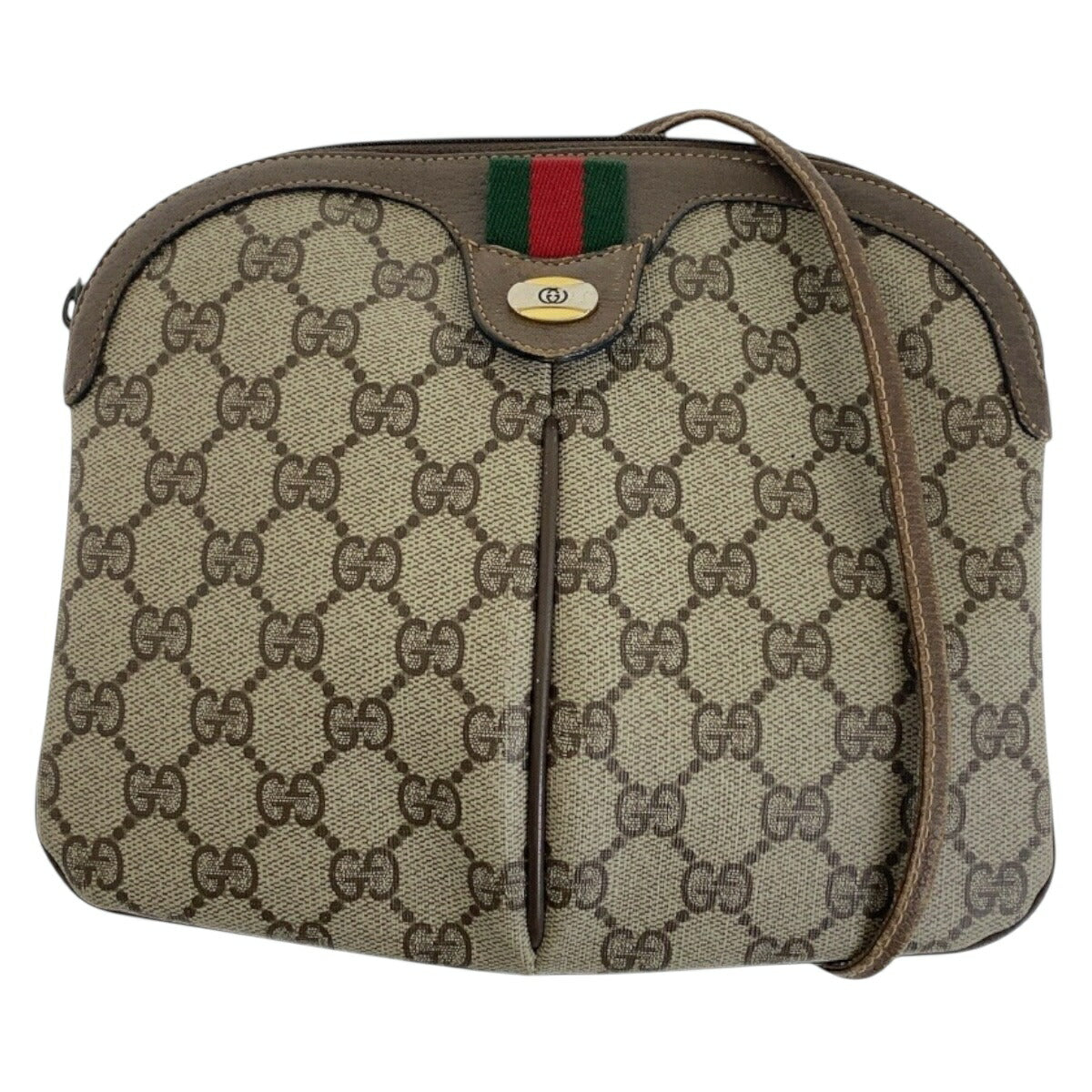 Gucci Old Gucci GG Supreme Canvas Shoulder Bag