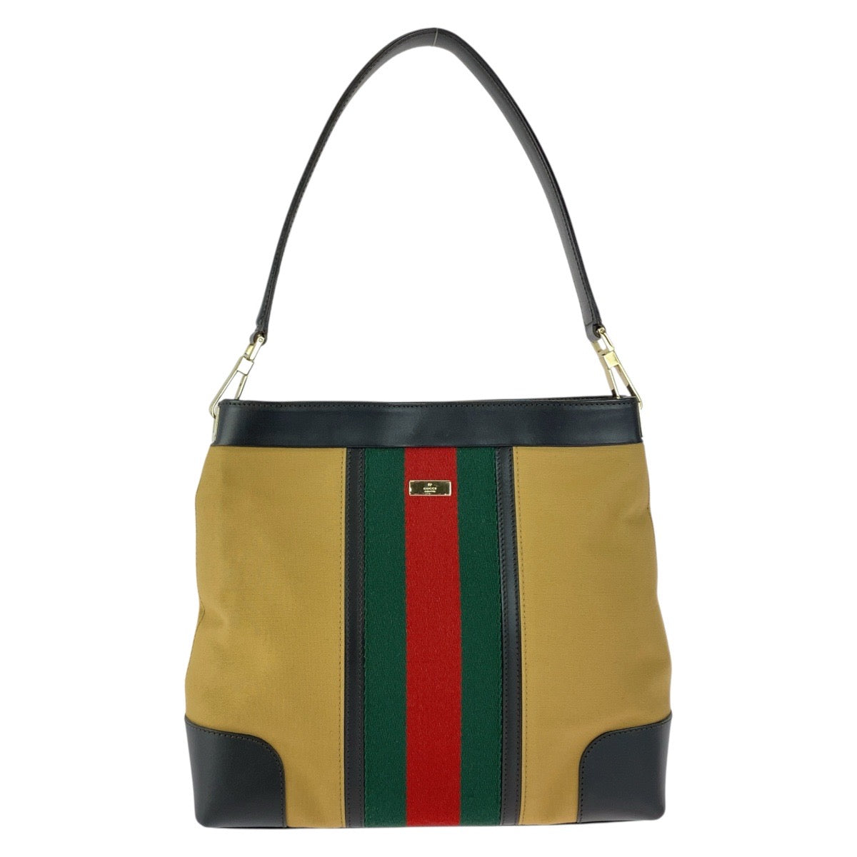 Gucci Canvas Leather Shoulder Bag