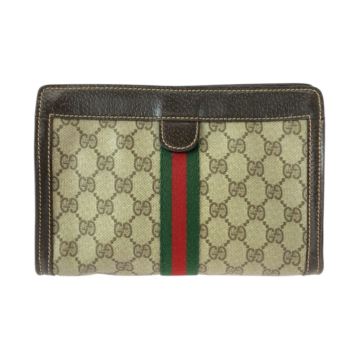 Gucci GG Supreme Canvas Clutch Bag