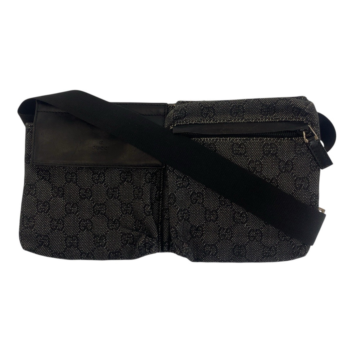 Gucci GG Canvas Leather Waist Bag