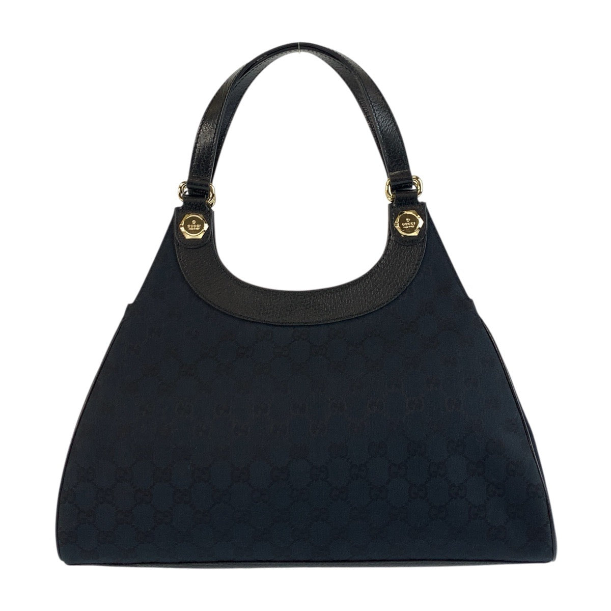 Gucci GG Canvas Leather Shoulder Tote Bag