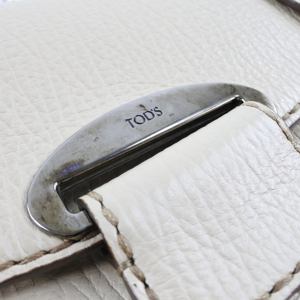 Tod's Leather Handbag Beige