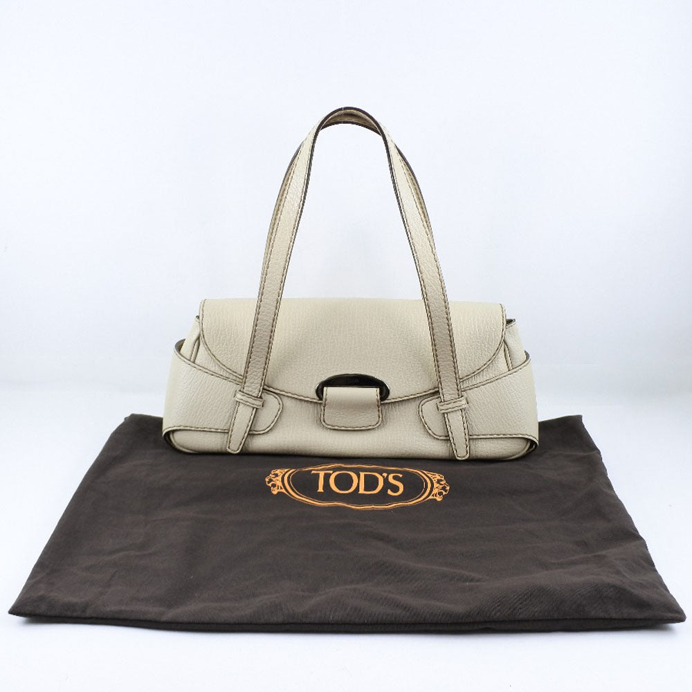 Tod's Leather Handbag Beige