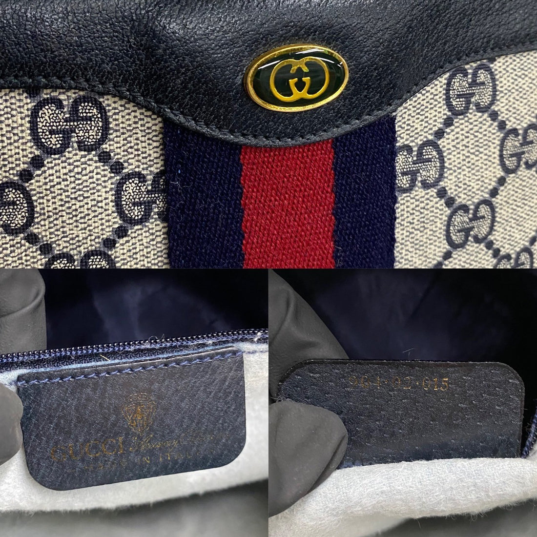 Gucci GG Supreme Boston Bag Canvas Handbag