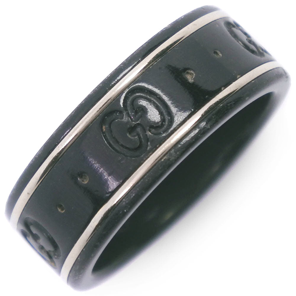 Gucci Icon Ceramic Ring Black