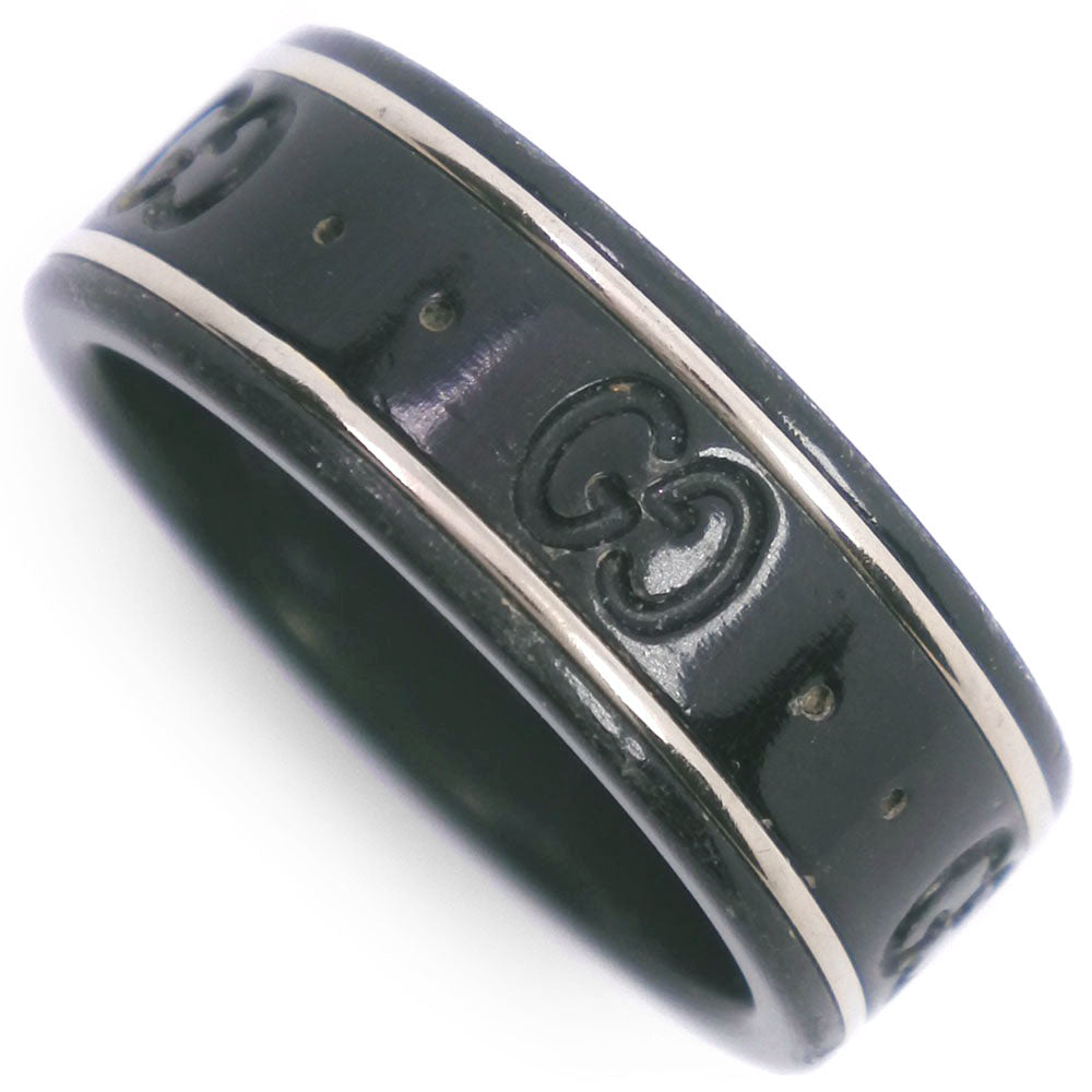 Gucci Icon Ceramic Ring Black